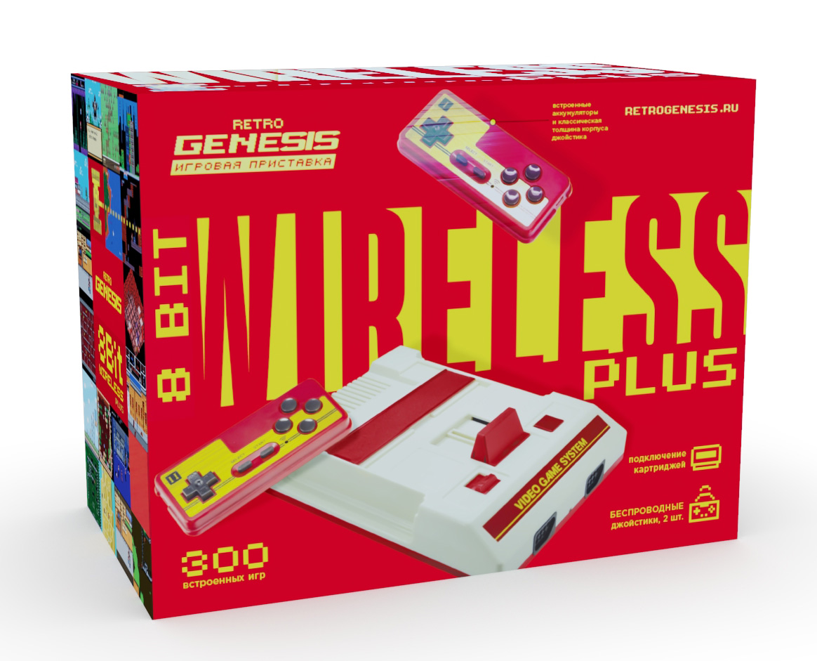 Retro Genesis 8 Bit Wireless Plus